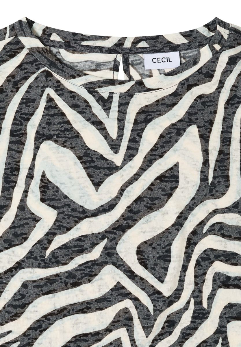 T-Shirt in Ausbrenner-Optik