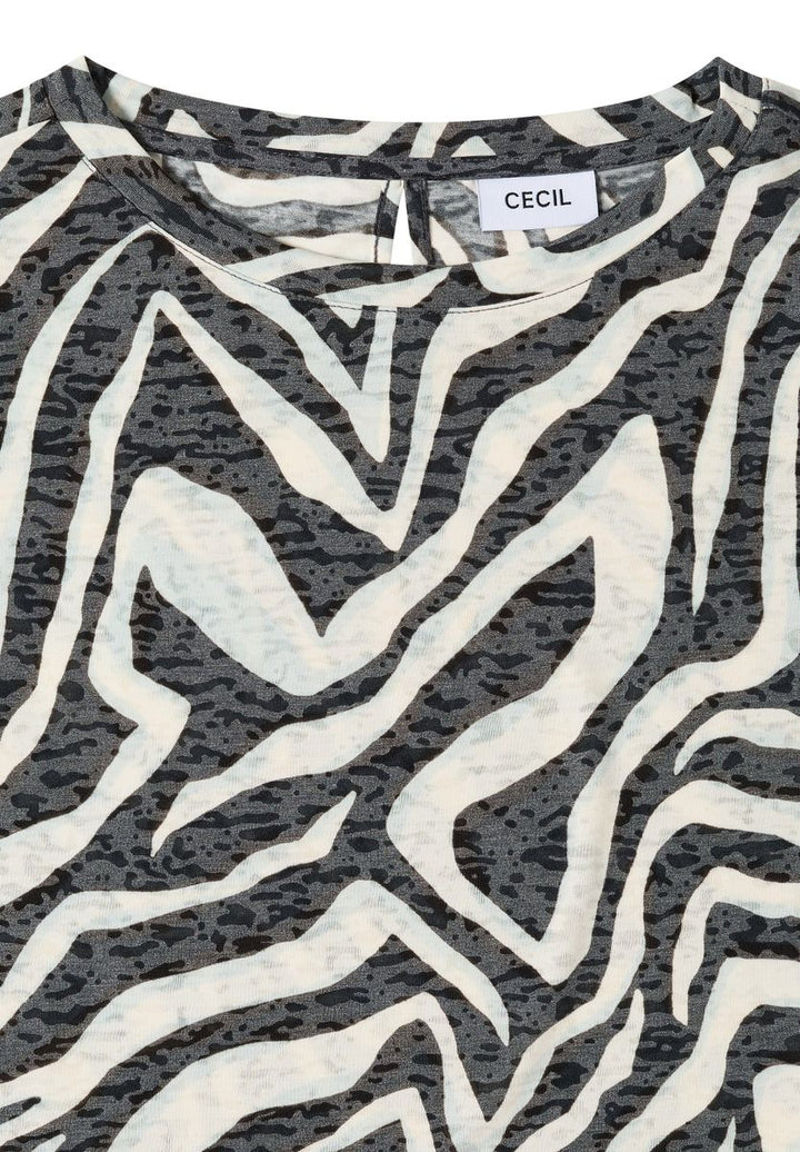 T-Shirt in Ausbrenner-Optik