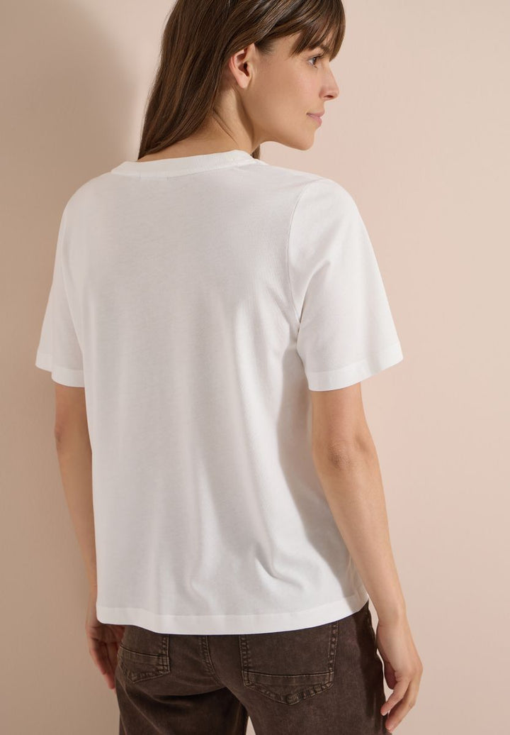 T-Shirt mit Rundhals und Frontprint