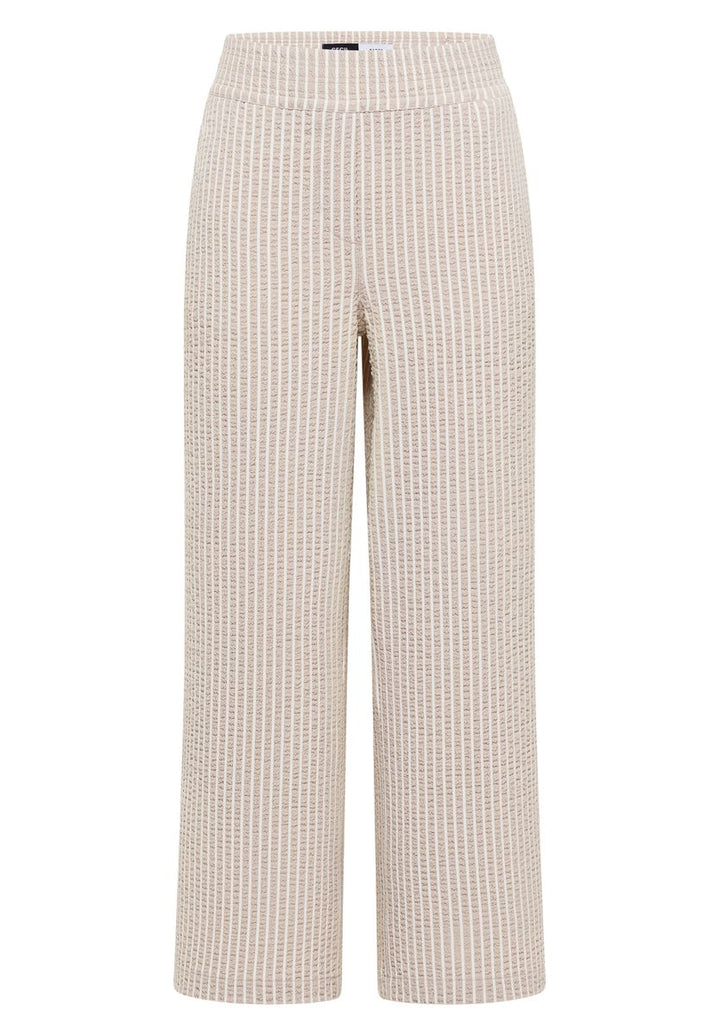 Wide Leg Hose in Seersucker-Qualität