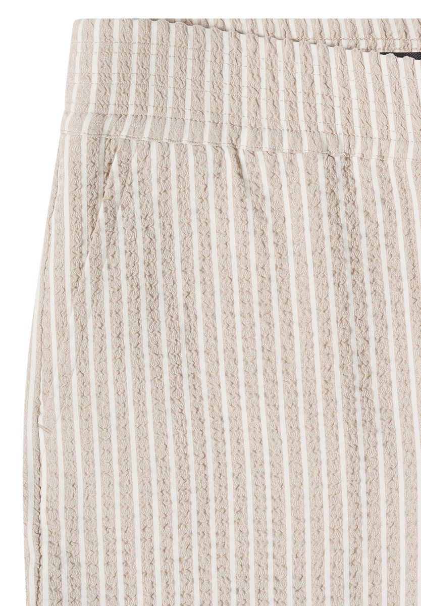 Wide Leg Hose in Seersucker-Qualität