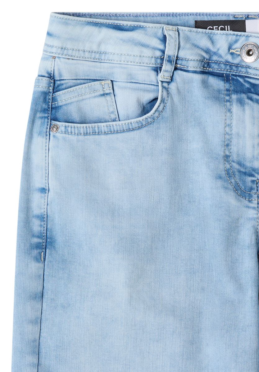 Wide Leg Capri Jeans im Loose Fit