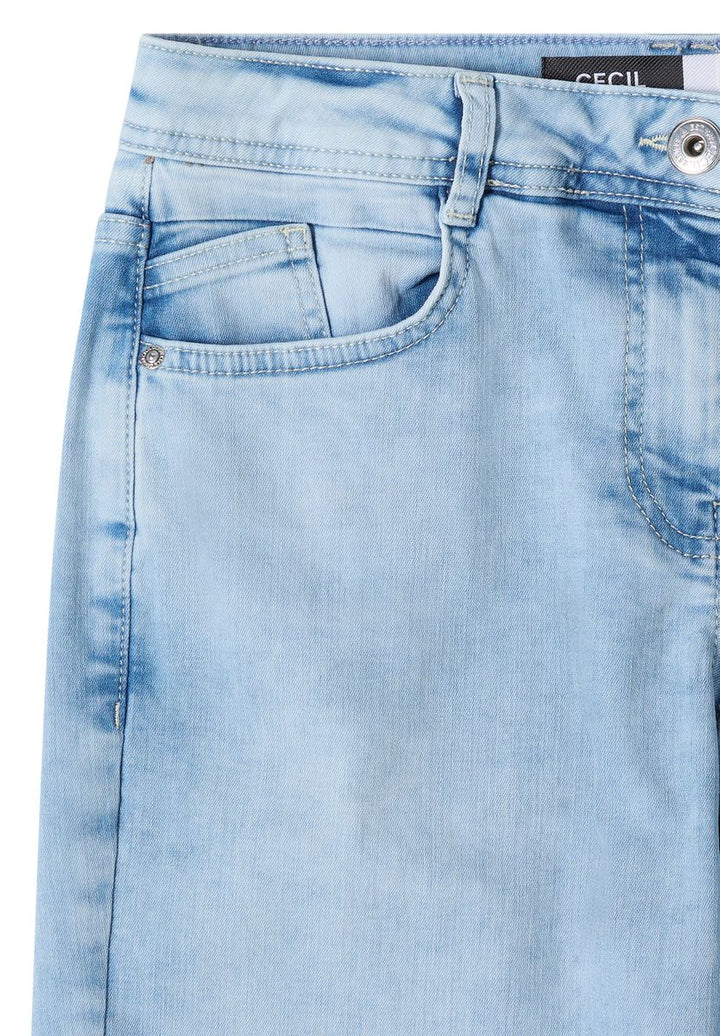 Wide Leg Capri Jeans im Loose Fit