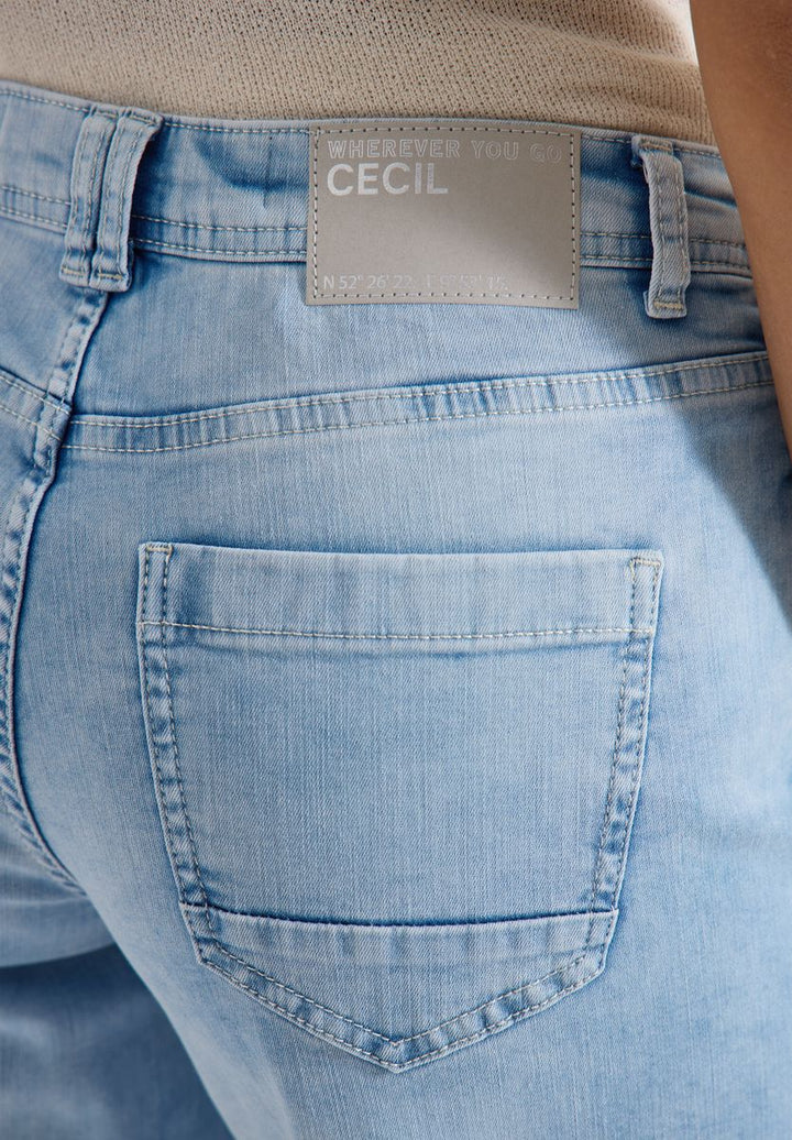 Wide Leg Capri Jeans im Loose Fit