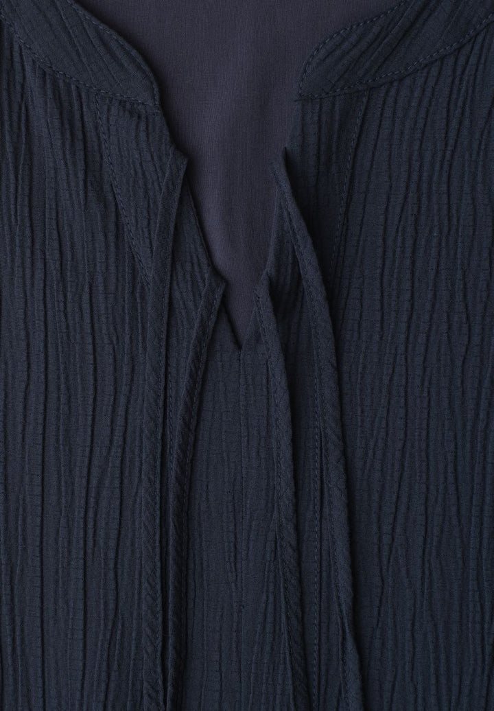 Knielanges Kleid mit Schleifendetail