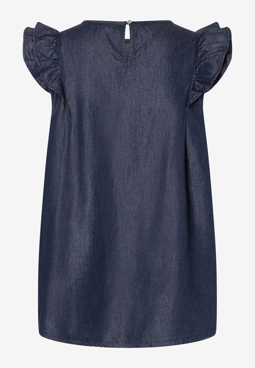 leichte Jeansbluse in Sommer-Denim