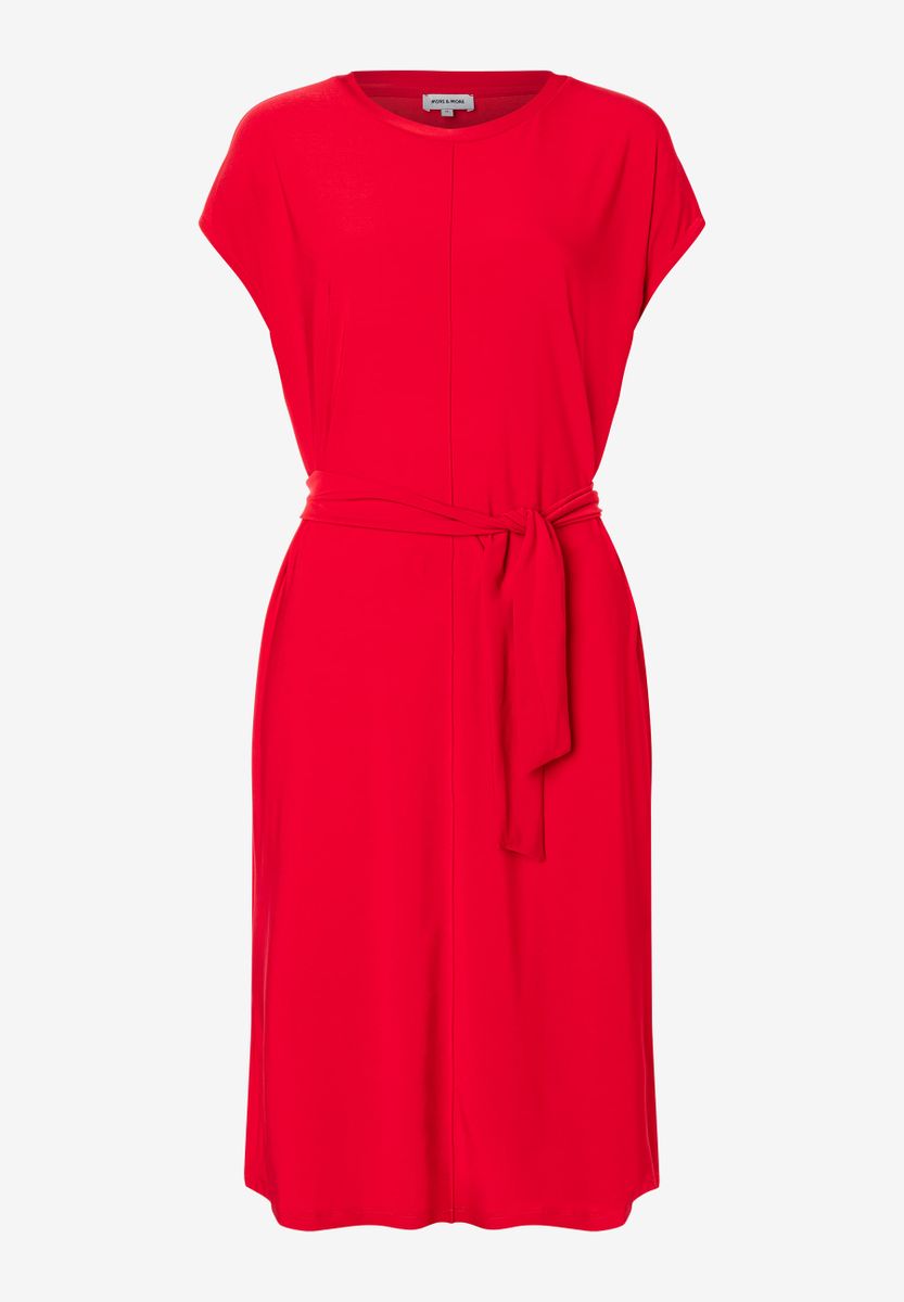 Jerseykleid mit Gürtel