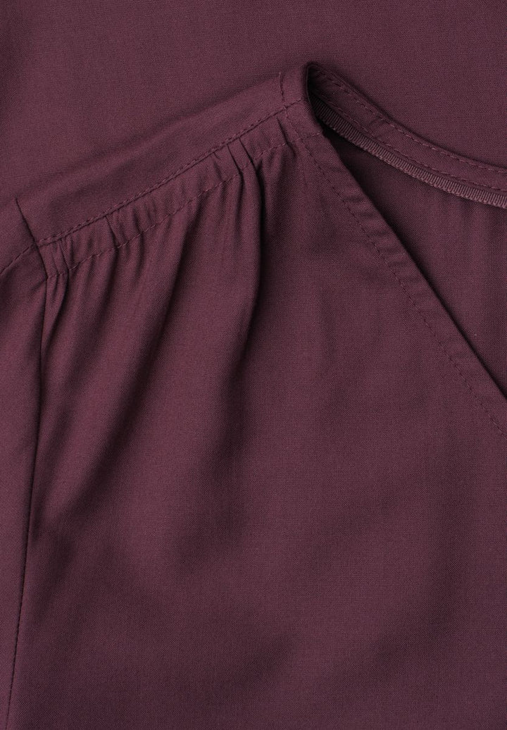Kurzarm Blusenshirt mit V-Neck