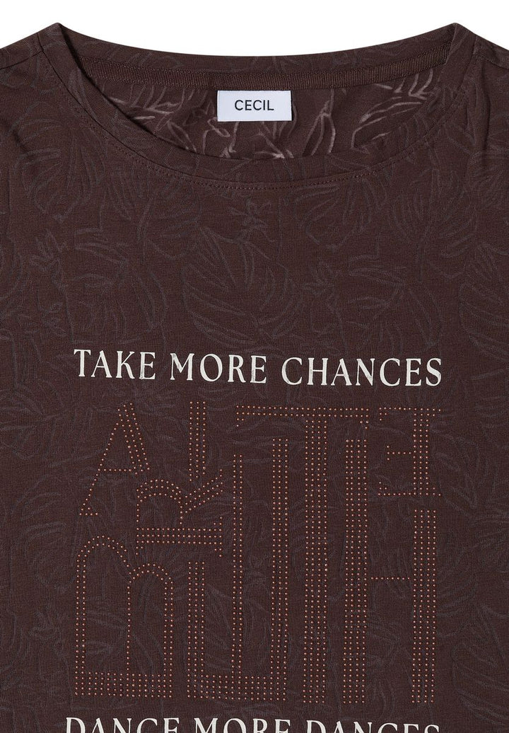 T-Shirt in Ausbrenner-Optik
