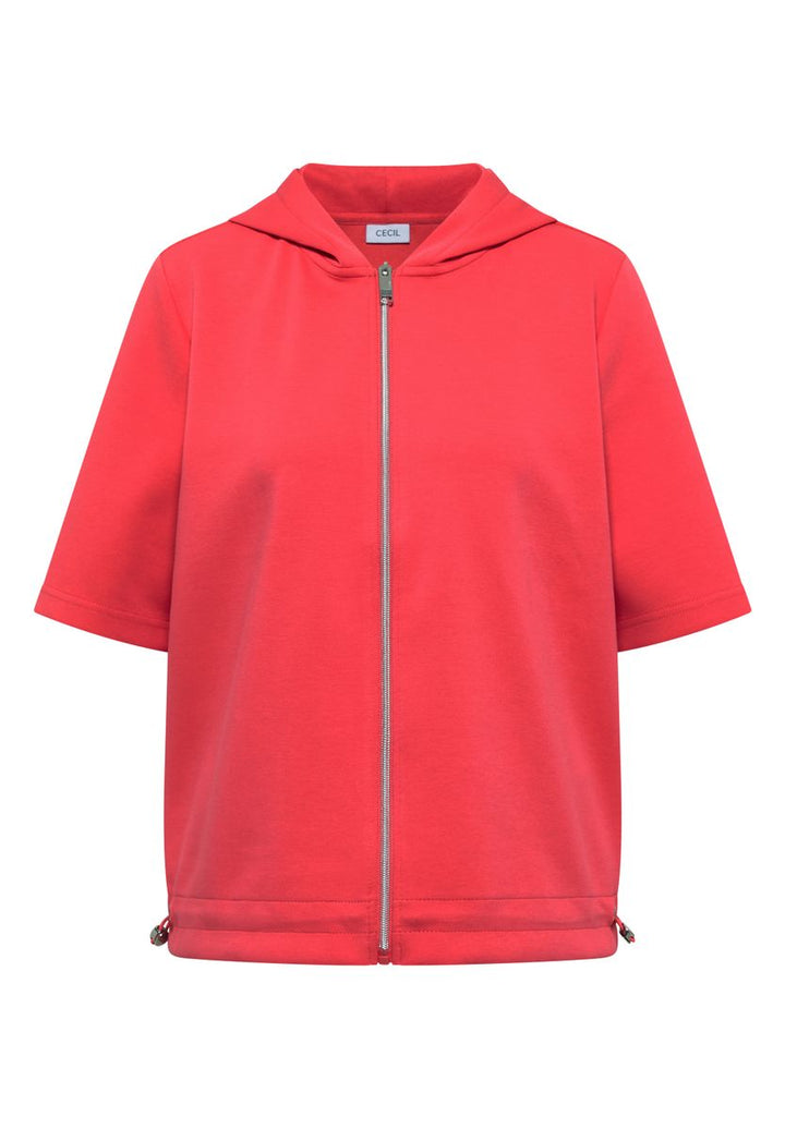 Kapuzenjacke mit seitlichen Tunnelzügen
