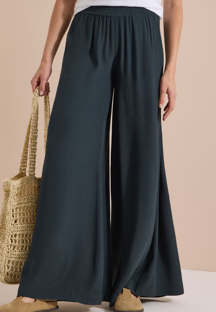 High Waist Wide Leg Hose im Loose Fit