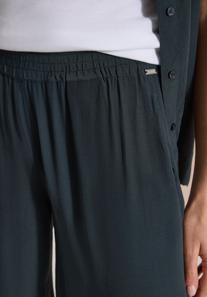 High Waist Wide Leg Hose im Loose Fit