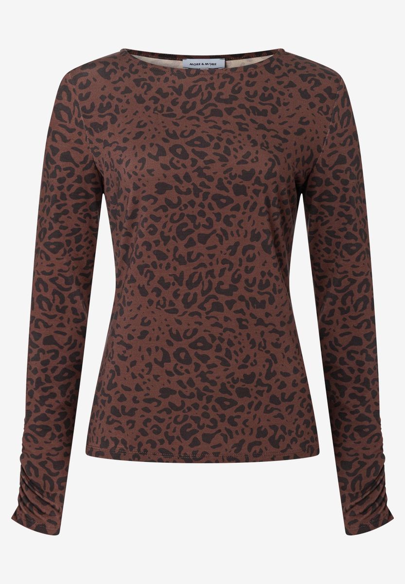 T-Shirt mit Leomuster