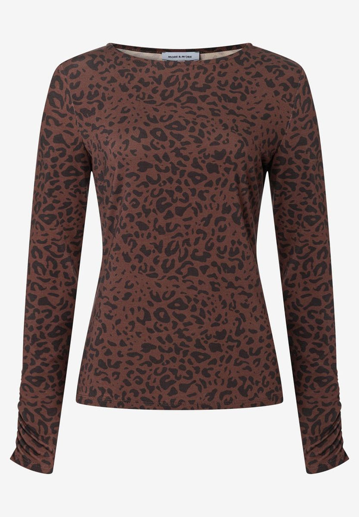 T-Shirt mit Leomuster