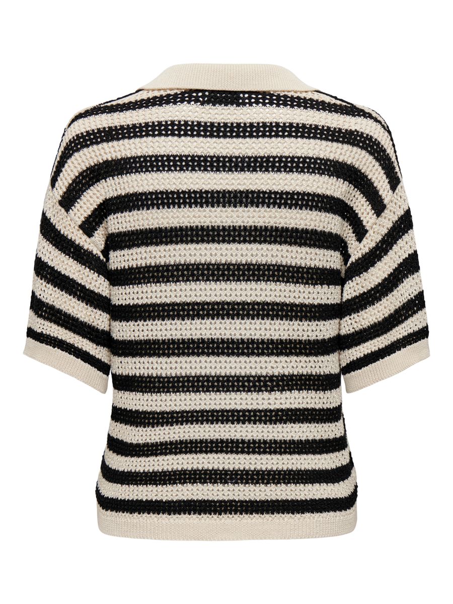 JDYTIKKA S/S POLO PULLOVER KNT NOOS