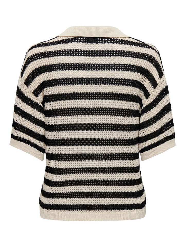 JDYTIKKA S/S POLO PULLOVER KNT NOOS