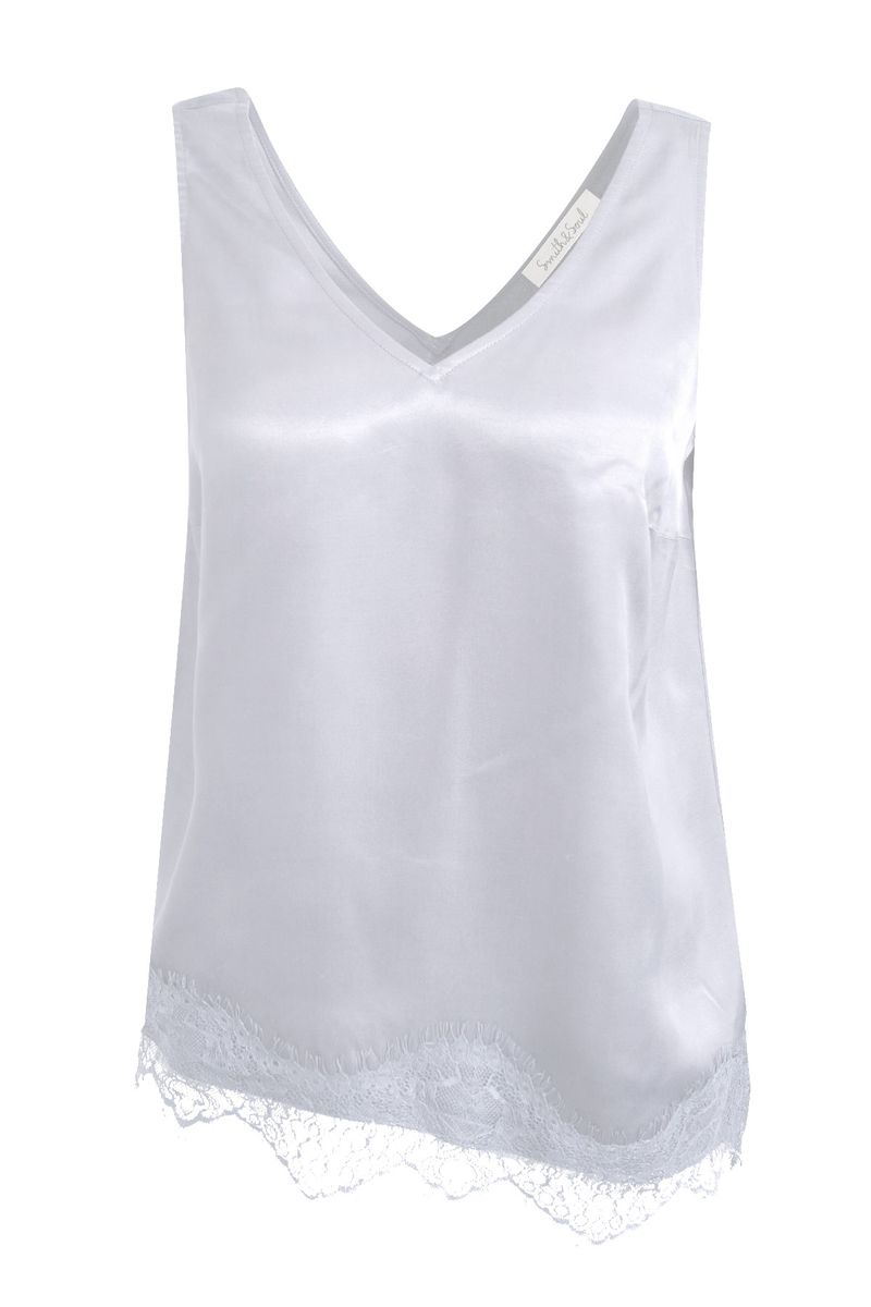 Satin Lace Top