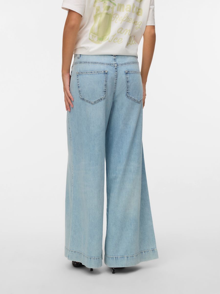 VMAISA MR WIDE PALAZZO JEANS MIX