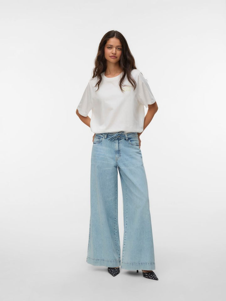 VMAISA MR WIDE PALAZZO JEANS MIX