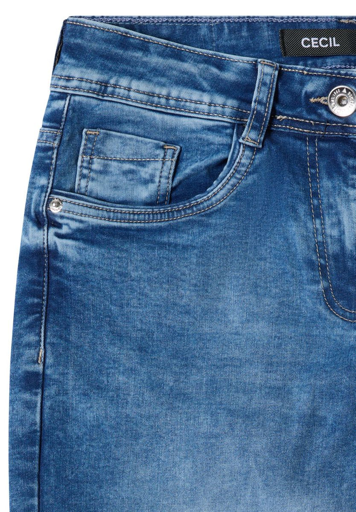 High Waist Wide Leg Jeans im Loose Fit