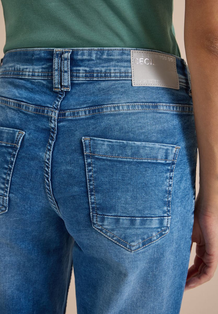 High Waist Wide Leg Jeans im Loose Fit