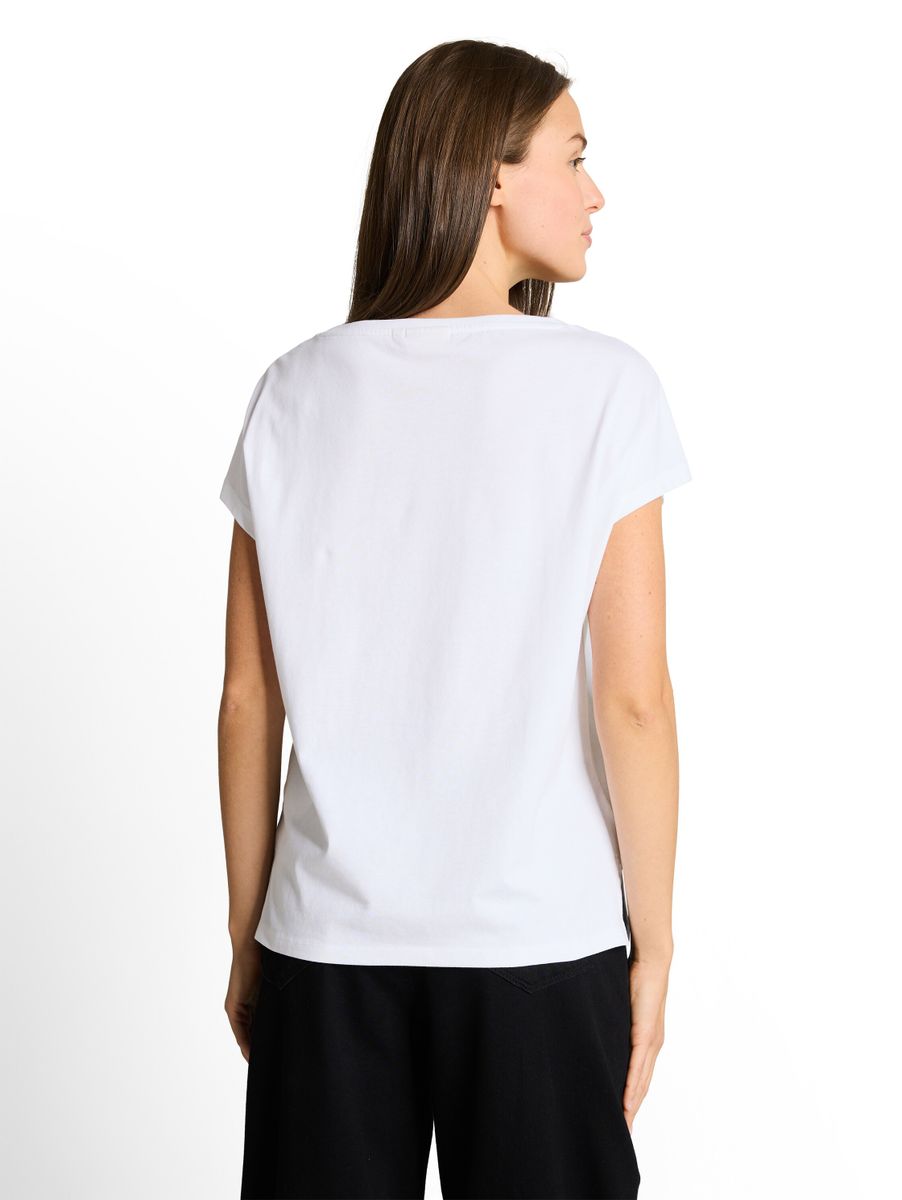T-Shirt mit Lochstickereien