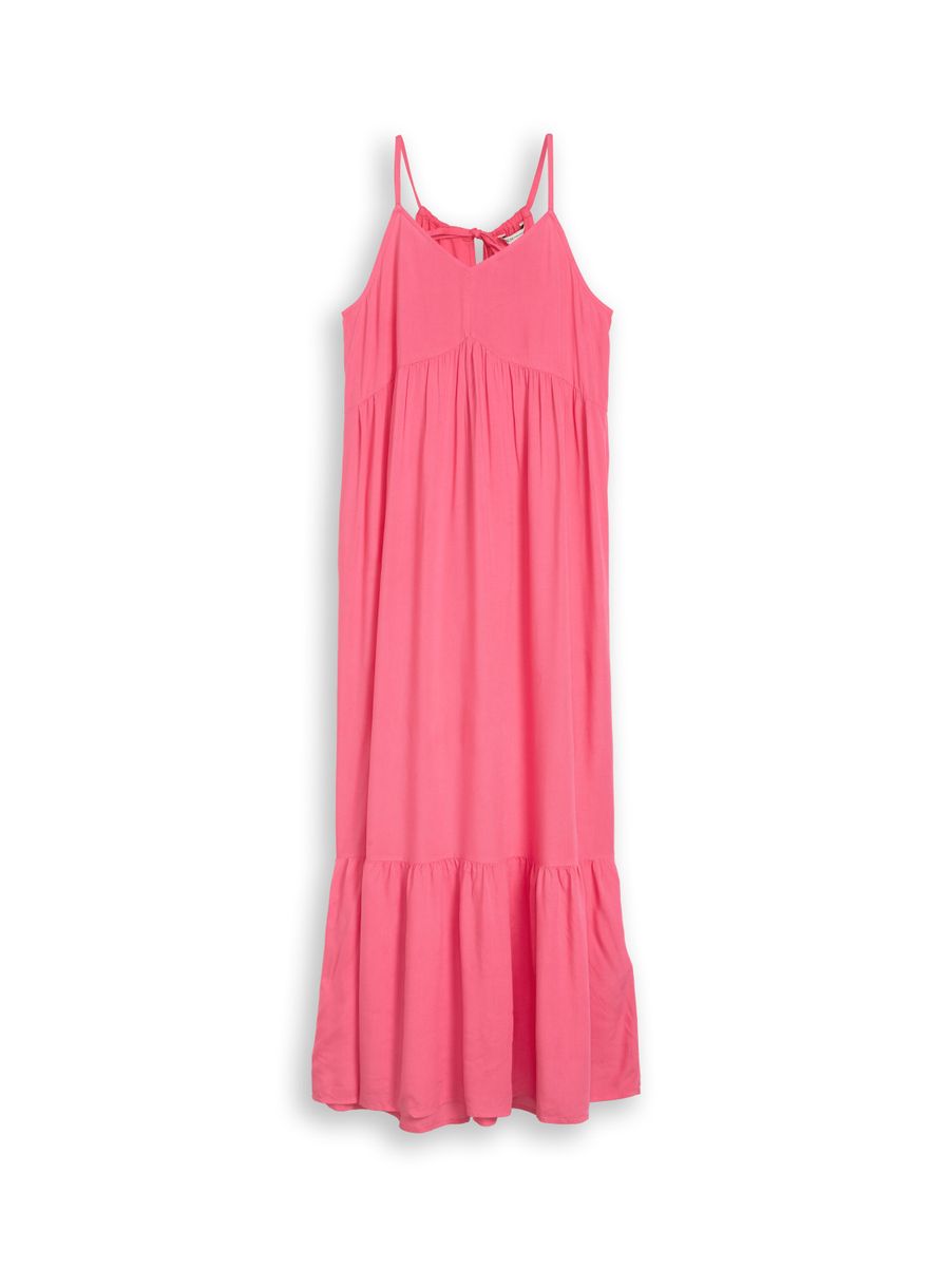 Maxi-Kleid mit Volants
