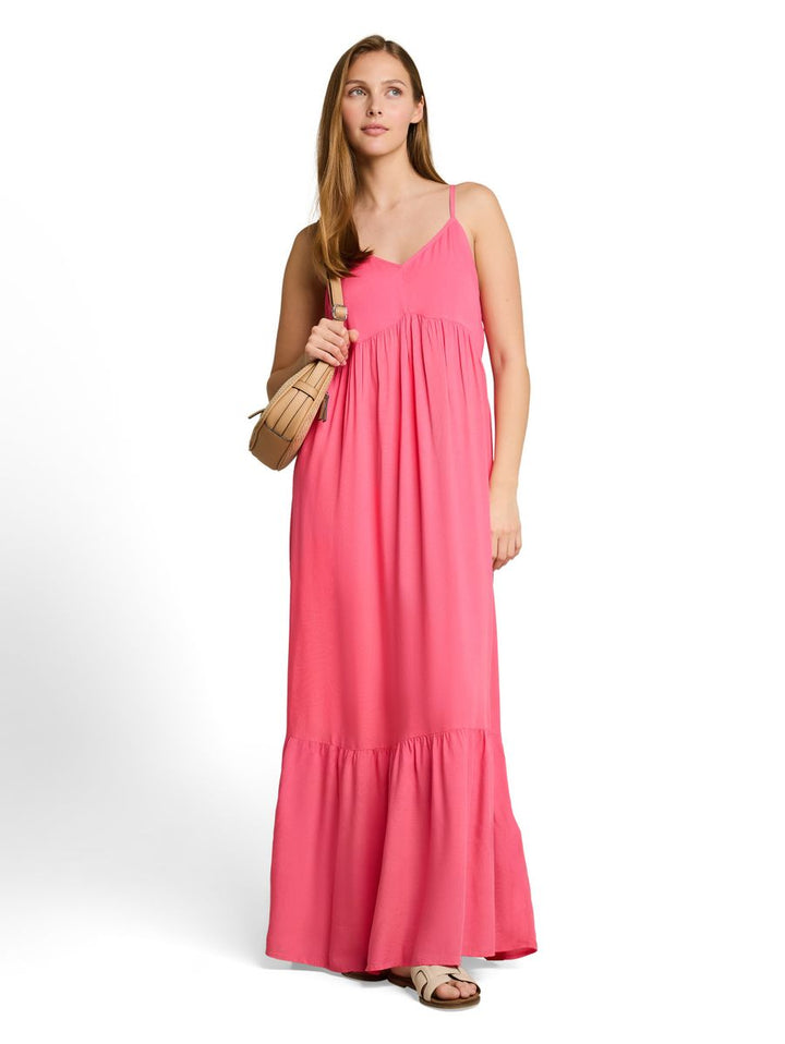 Maxi-Kleid mit Volants