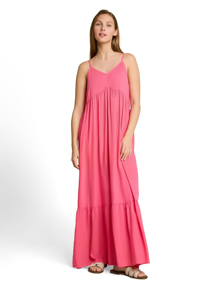 Maxi-Kleid mit Volants