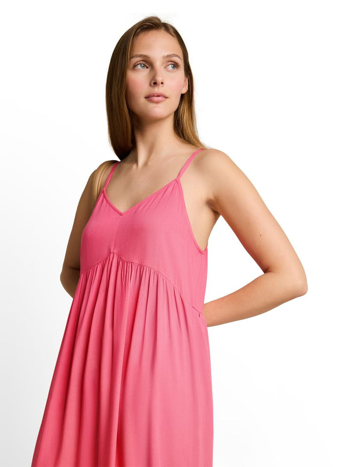 Maxi-Kleid mit Volants