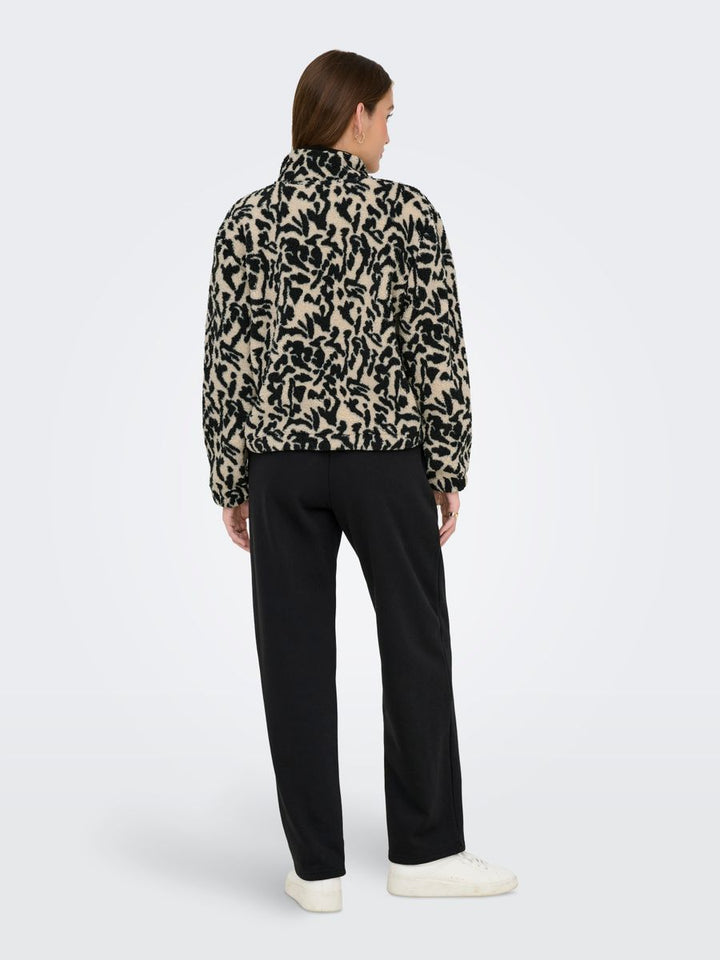 ONLNEW DALLAS L/S HIGHNECK ZIP SWT NOOS