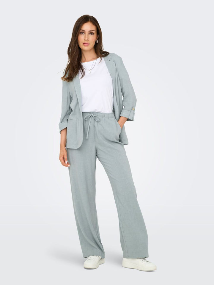 ONLSIESTA MW PULL-UP LINEN BL PNT NOOS
