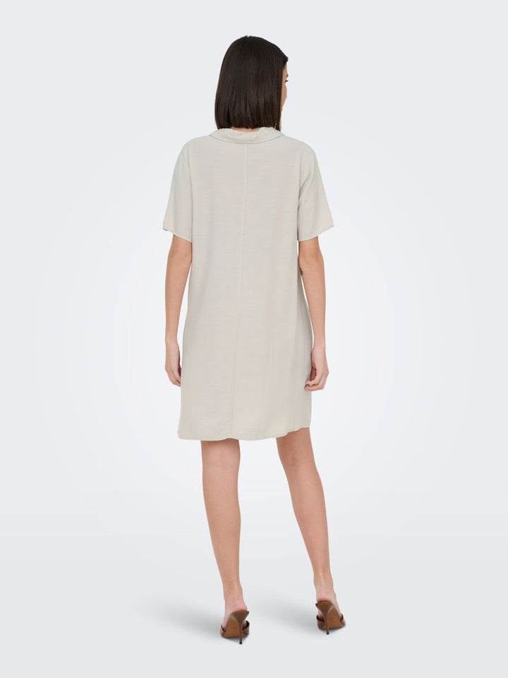 JDYCAYA LINEN S/S DRESS WVN NOOS