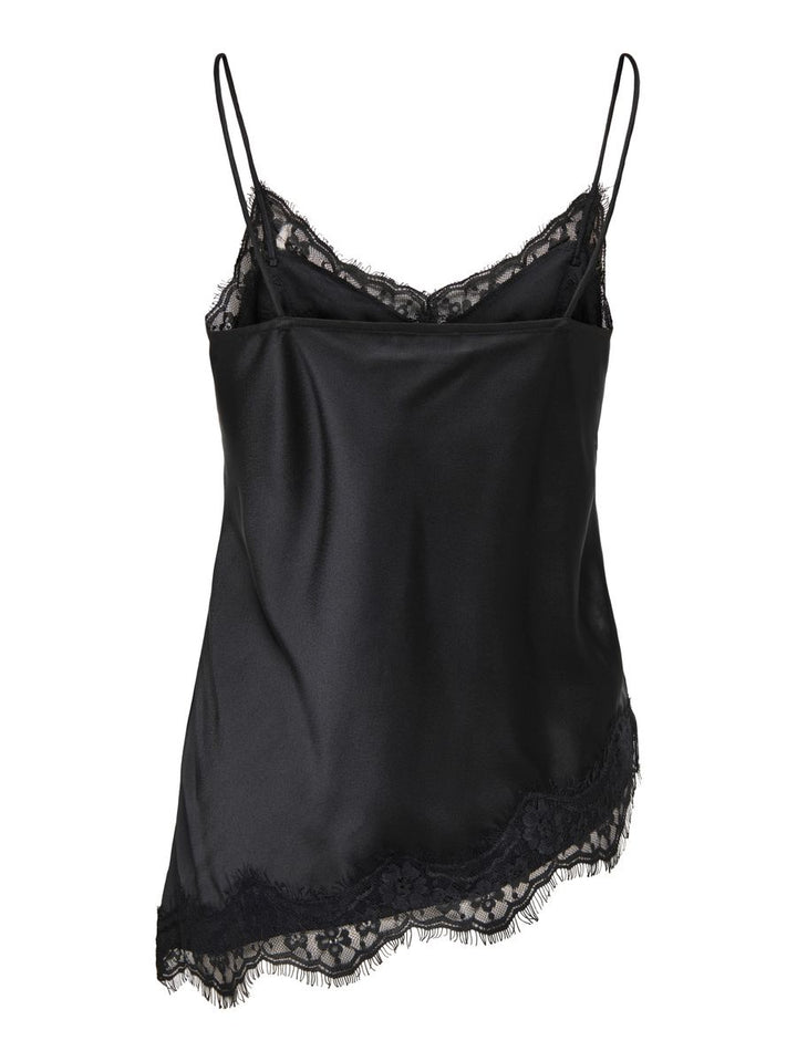 JDYFIFI S/L ASYM LACE SINGLET WVN NOOS