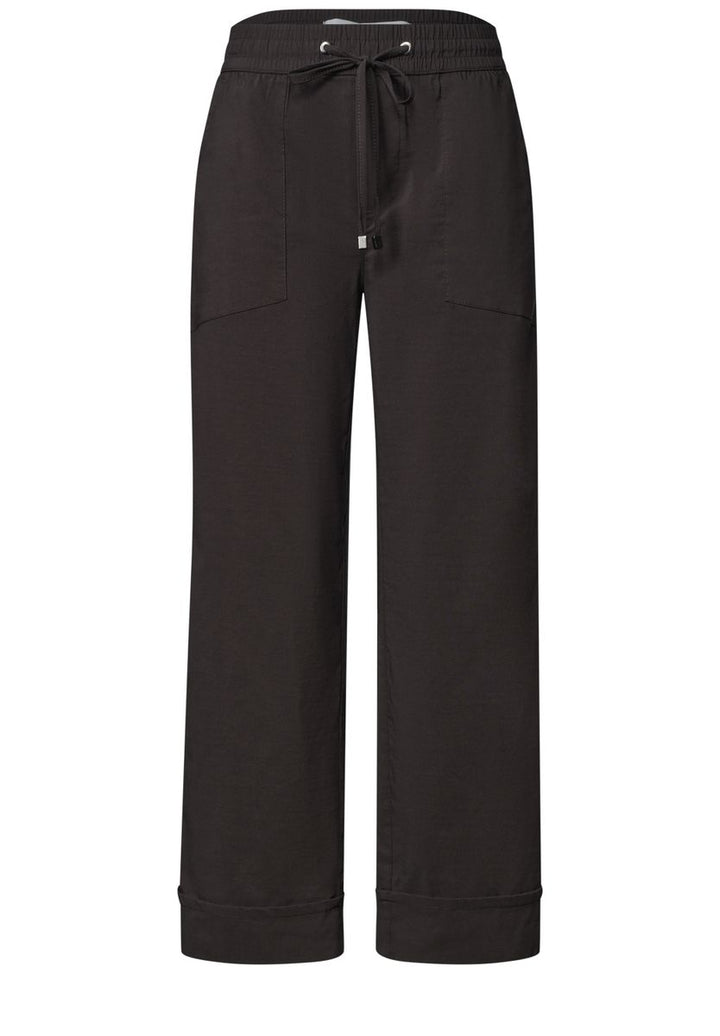 Straight Leg Hose im Casual Fit mit Turn-Up