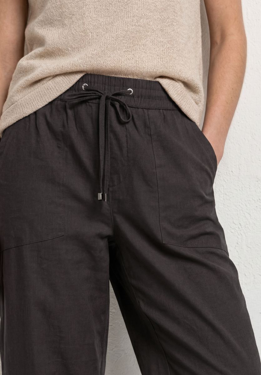 Straight Leg Hose im Casual Fit mit Turn-Up