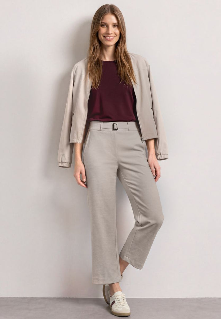 High Waist Culotte mit Schnallendetail