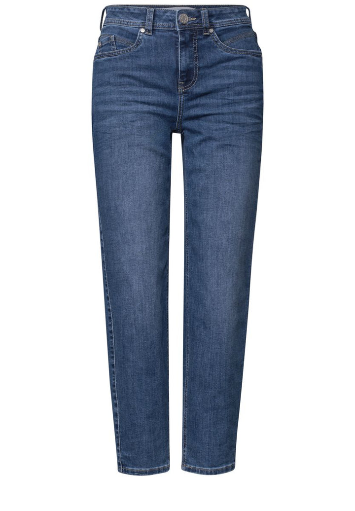 High Waist Barrel Leg Jeans im Loose Fit