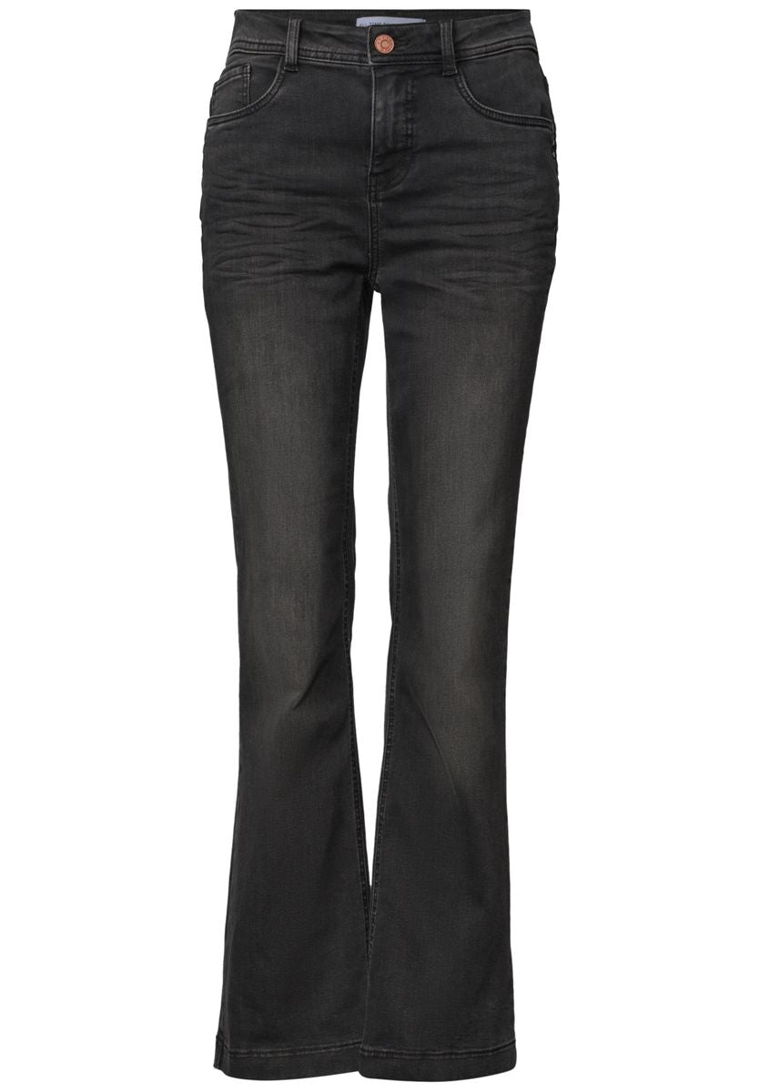 High Waist Bootcut Jeans im Slim Fit