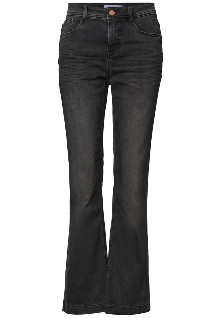 High Waist Bootcut Jeans im Slim Fit