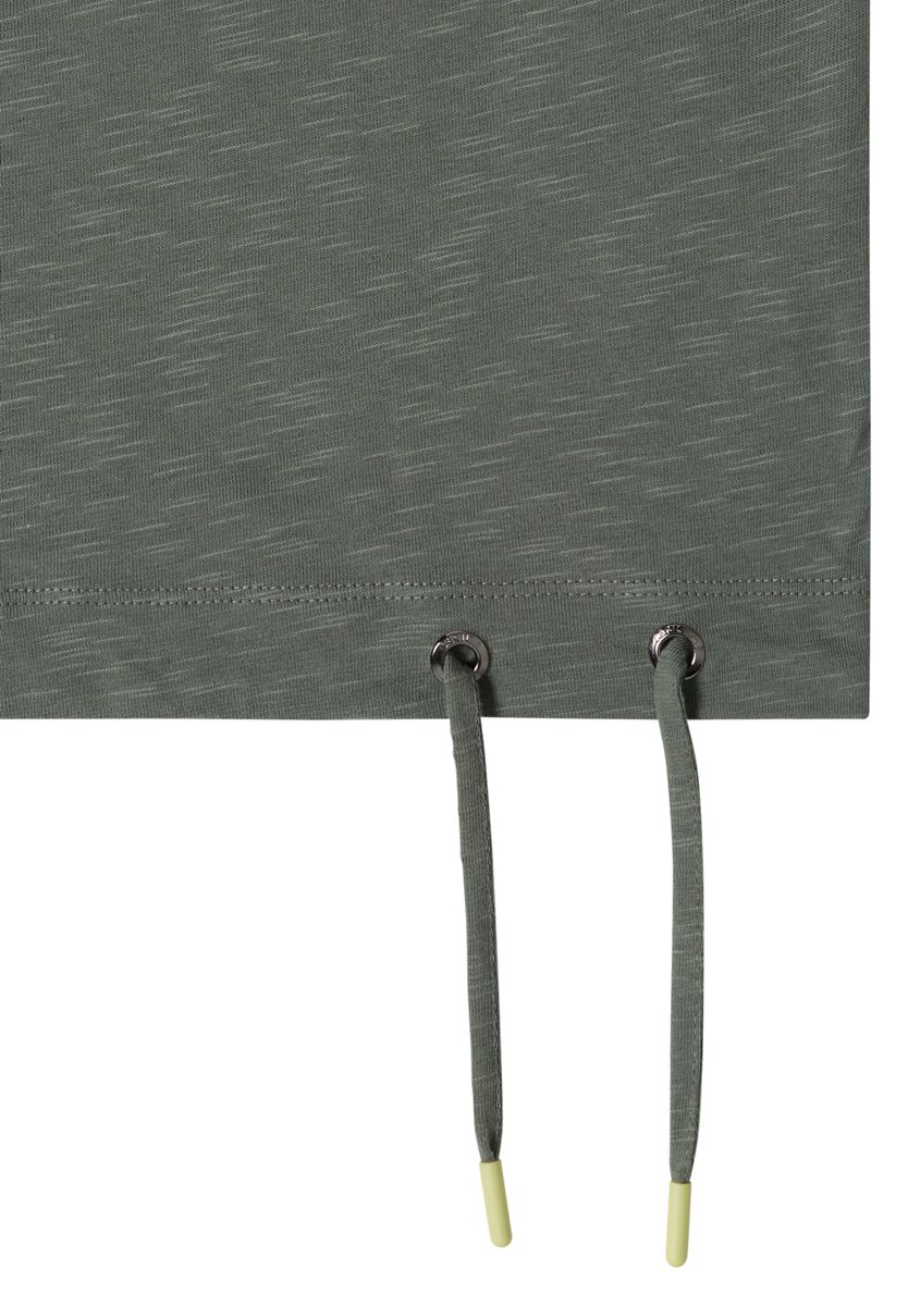 3/4-Arm Shirt mit Rundhals in Unifarbe