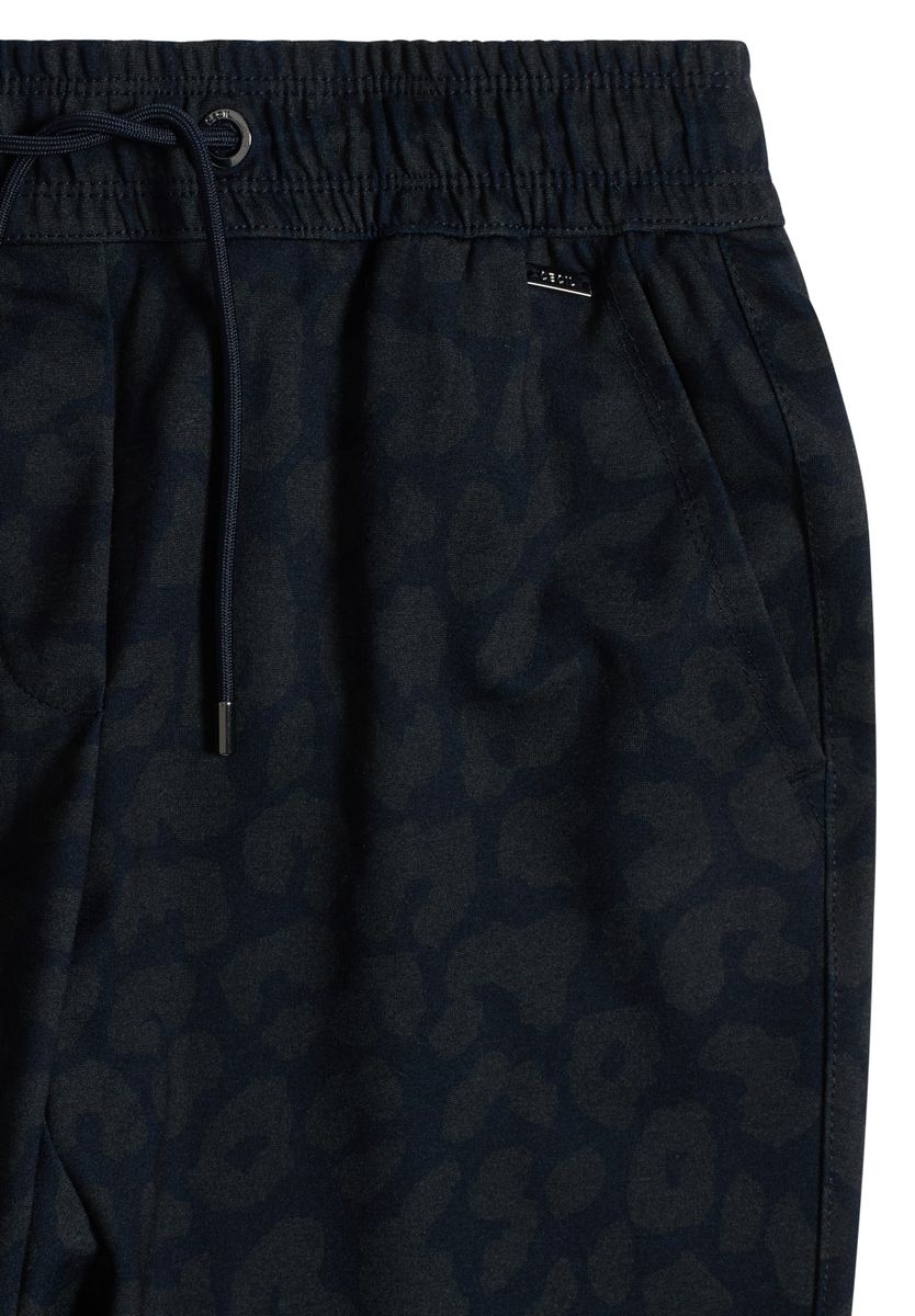 Mid Waist Slim Leg Hose im Casual Fit