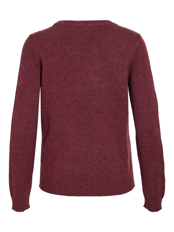VIRIL O-NECK L/S  KNIT TOP - NOOS