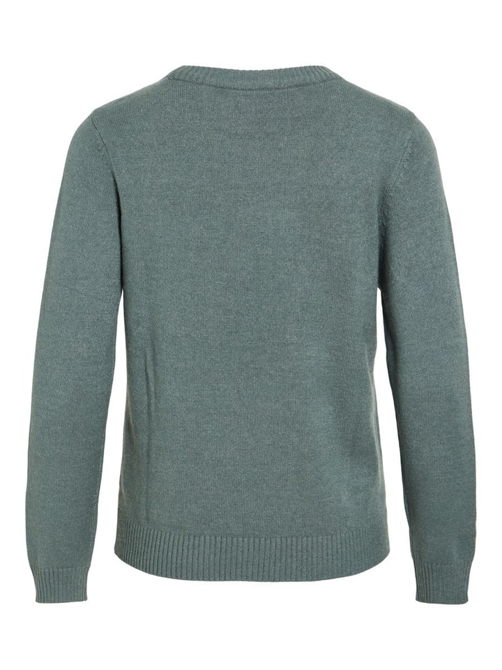 VIRIL O-NECK L/S  KNIT TOP - NOOS