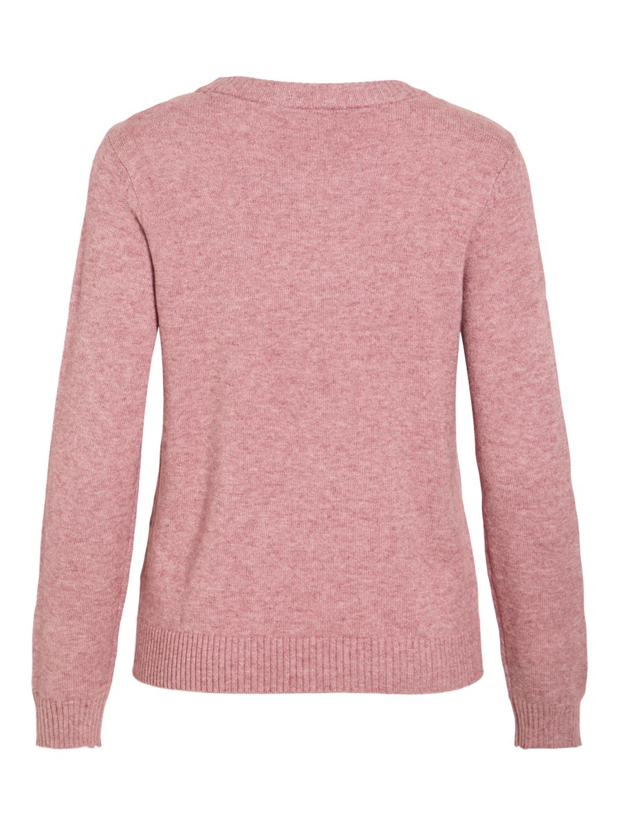 VIRIL O-NECK L/S  KNIT TOP - NOOS