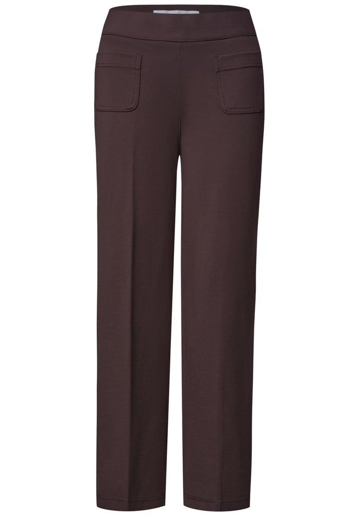 High Waist Straight Leg Hose im Casual Fit