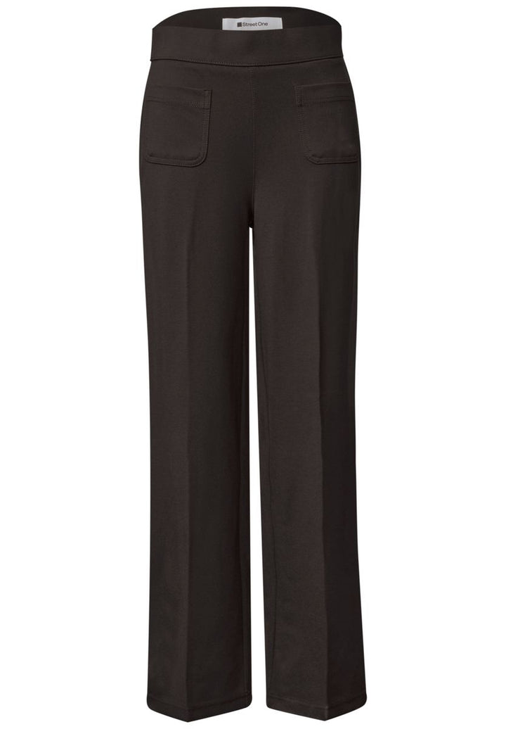 High Waist Straight Leg Hose im Casual Fit