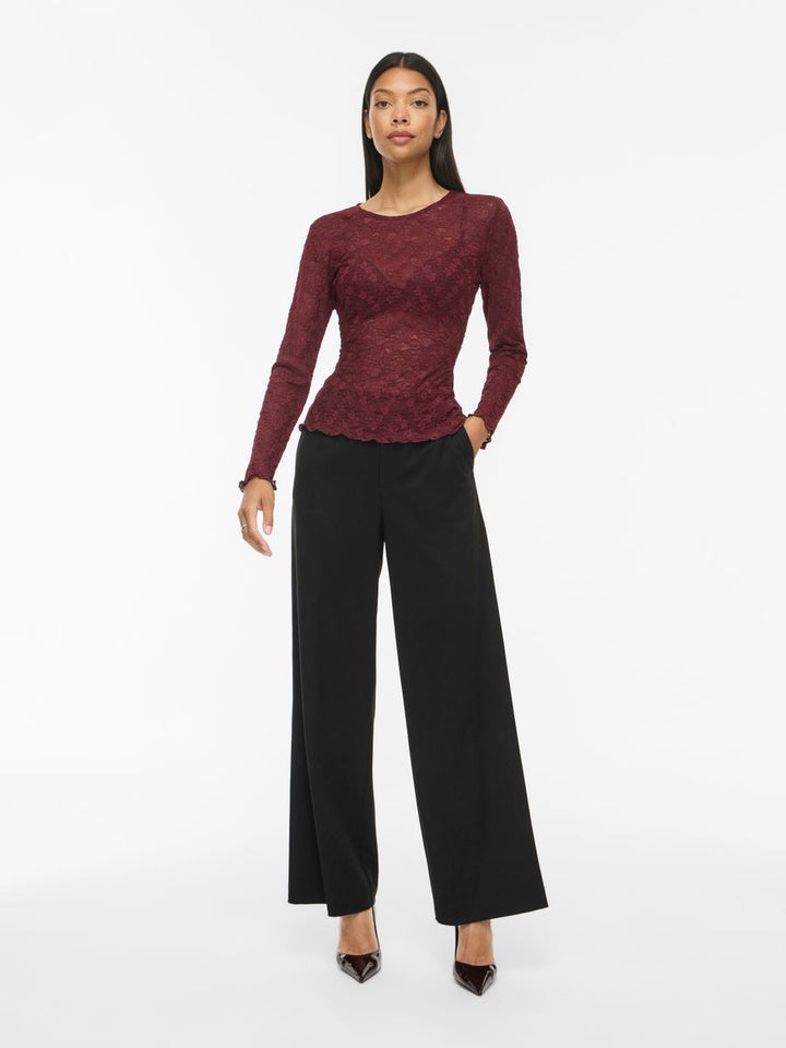 VIFAY O-NECK L/S TOP - NOOS