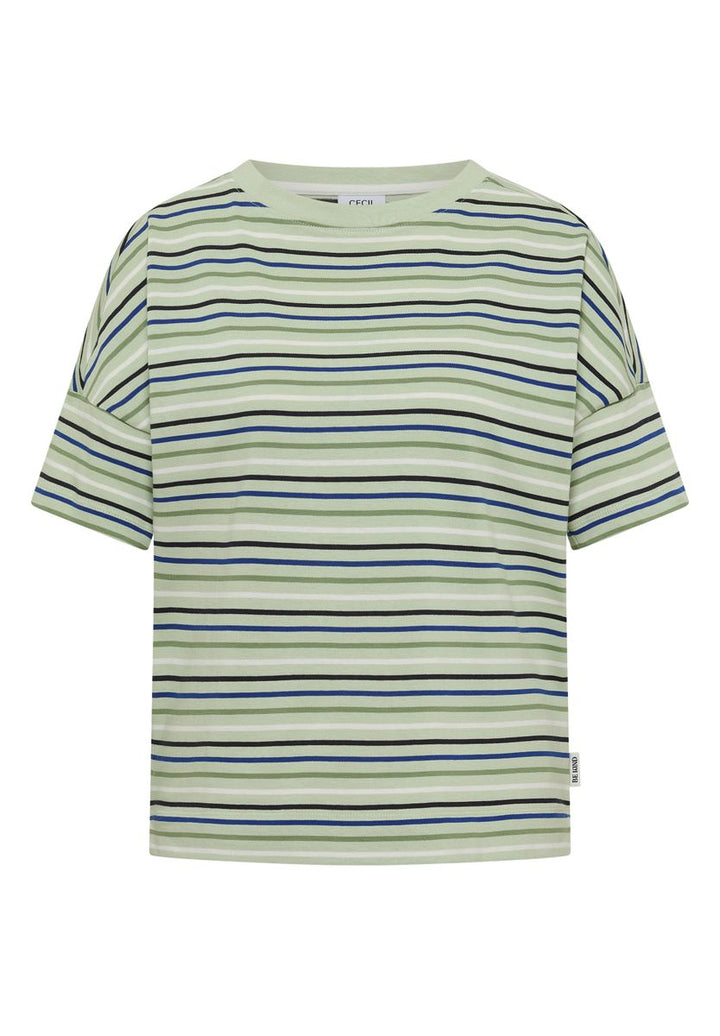 T-Shirt mit Multicolor Streifen