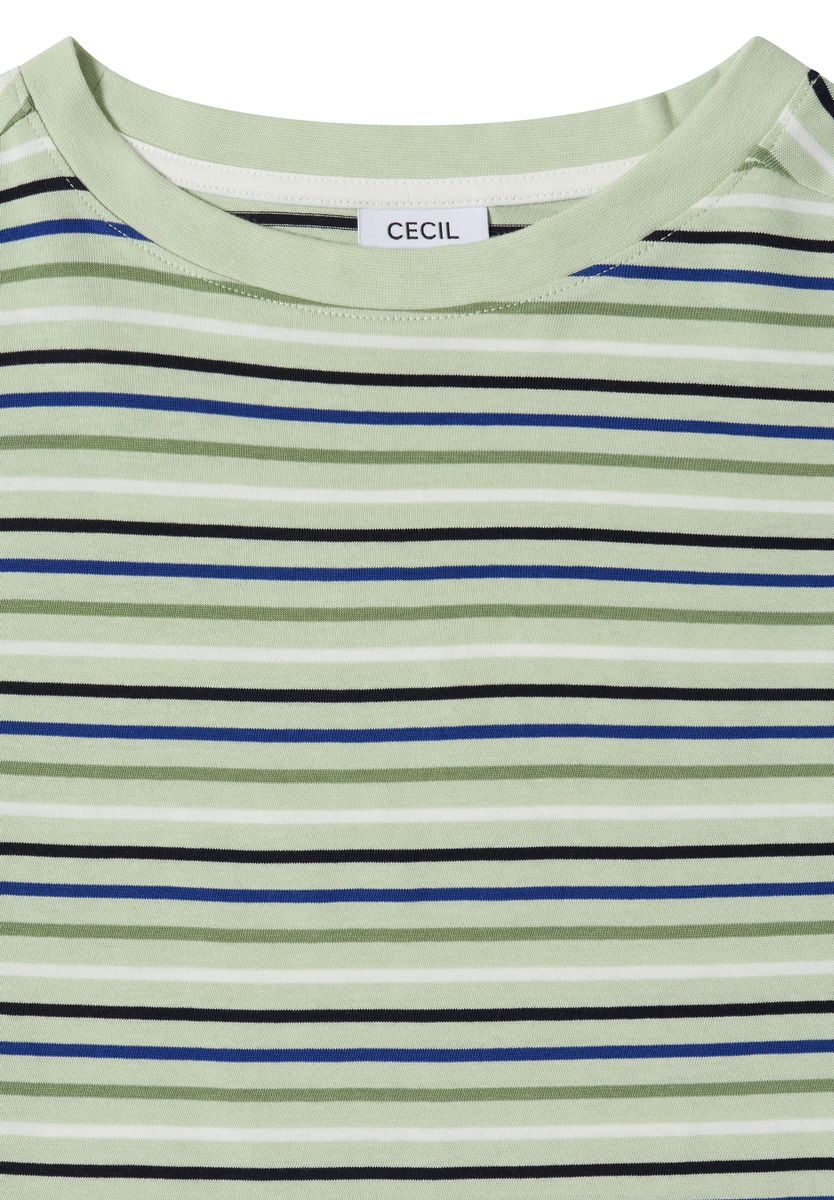 T-Shirt mit Multicolor Streifen